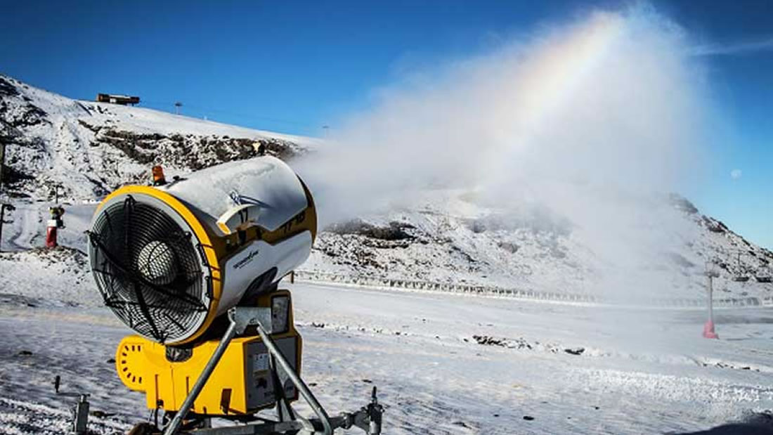 Planean utilizar cañones de nieve artificial para prevenir el colapso de la Antártida Occidental