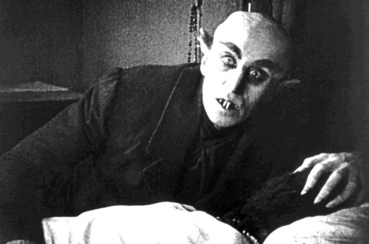 Imagen de Nosferatu, el mítico vampiro del cine antiguo