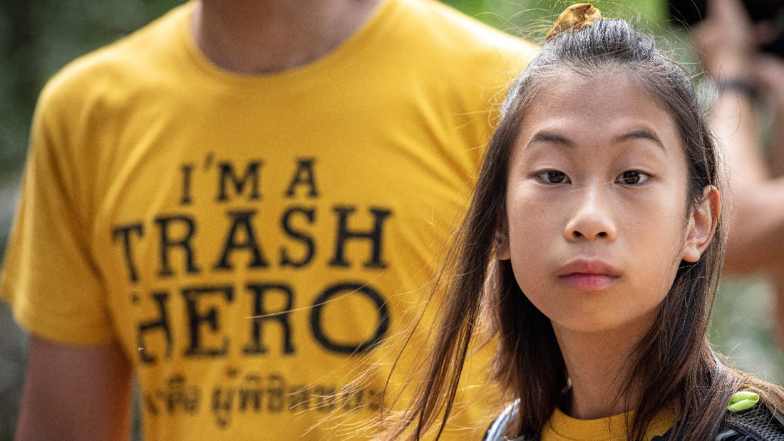 Lilly, la Greta Thunberg de Tailandia, que emprende una guerra contra el plástico