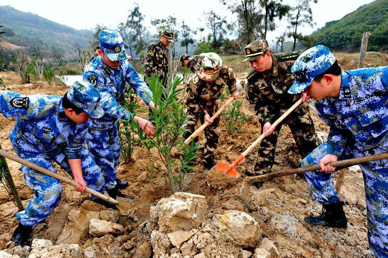 Gobierno de China ordena plantar árboles a 60.000 soldados