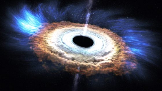 Astrónomos capturan tres agujeros negros que cocinan sus galaxias
