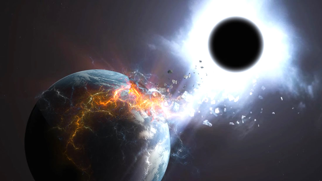 ¿Que ocurriría si la Tierra choca con un agujero negro?