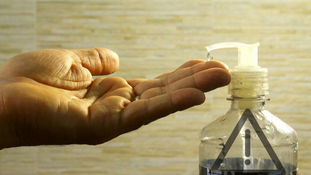 El peligro de los geles antibacteriales con metanol