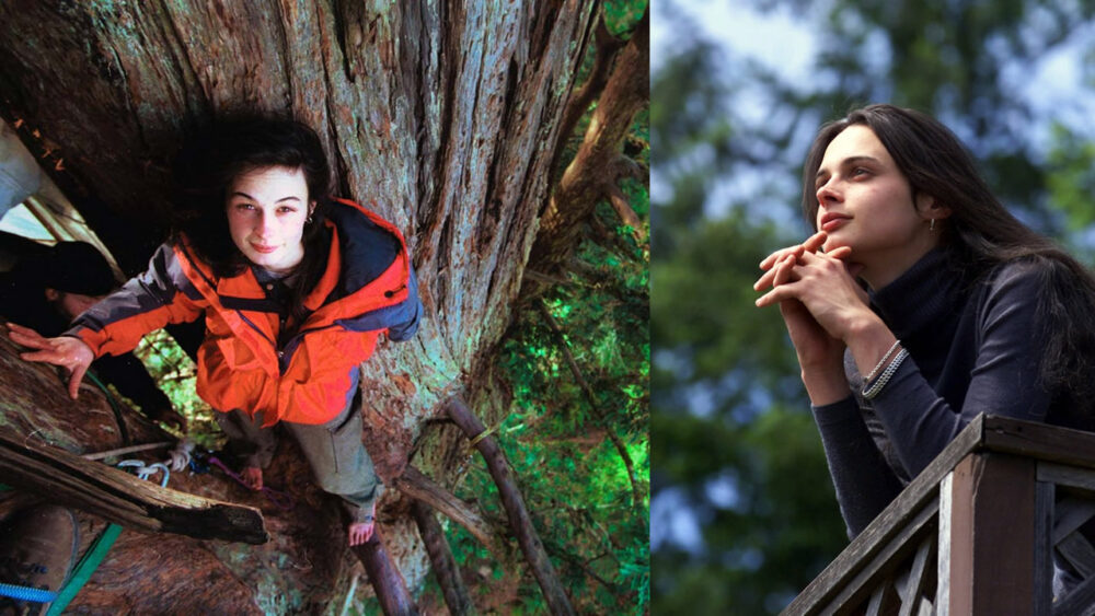 Julia Hill, la mujer que vivió 738 días en la cima de un árbol milenario para evitar que lo talaran